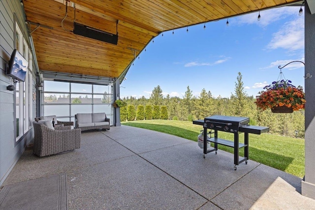 696 W Basalt Ridge Dr, Spokane, WA 99224 - view of patio with outdoor lounge area