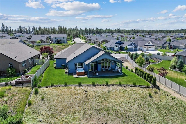 696 W Basalt Ridge Dr, Spokane, WA 99224 - aerial view of residential area