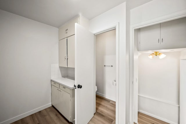 2603 E Wellesley Ave, Spokane, WA 99217 - hall with wood finished floors and baseboards