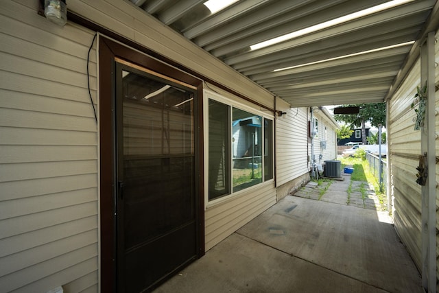 2603 E Wellesley Ave, Spokane, WA 99217 - view of patio / terrace with central AC unit