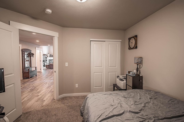 3414 N Lee St, Spokane, WA 99207 - bedroom featuring a closet and baseboards