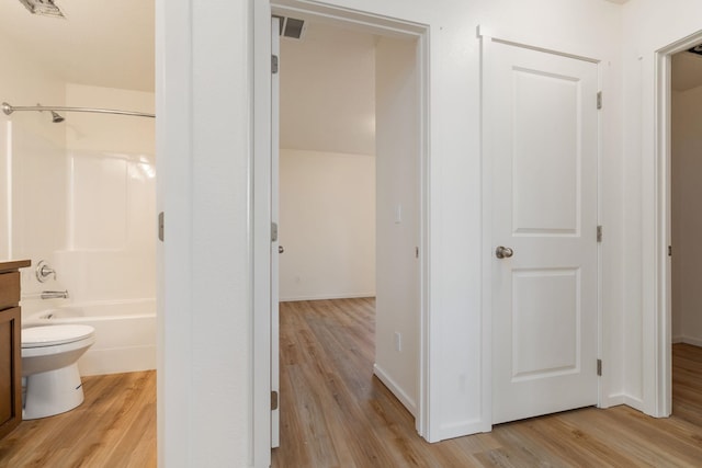 10214 W January Ct, Cheney, WA 99004 - hall featuring light wood finished floors and baseboards
