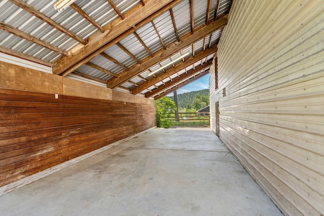 252 Davaz-Carlton Rd, Newport, WA 99156 - view of patio / terrace featuring an exterior structure and a mountain view