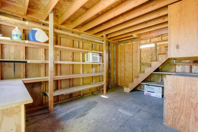 523 S Hatch St, Spokane, WA 99202 - unfinished below grade area featuring stairs