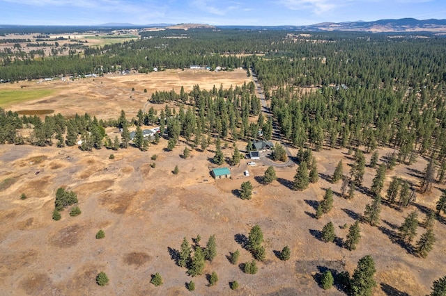 1328 E Smythe Rd, Spangle, WA 99031 - aerial view of property's location featuring mountains and a heavily wooded area