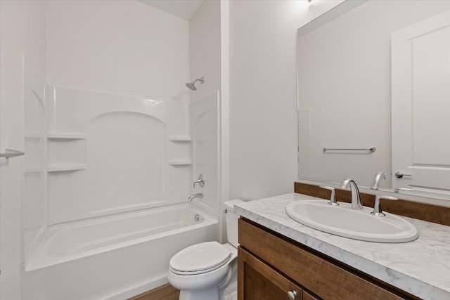 4756 W Lex Ave, Spokane, WA 99208 - full bath featuring vanity, toilet, and bathtub / shower combination