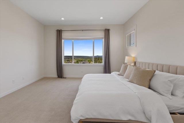 4756 W Lex Ave, Spokane, WA 99208 - bedroom featuring baseboards, light colored carpet, and recessed lighting