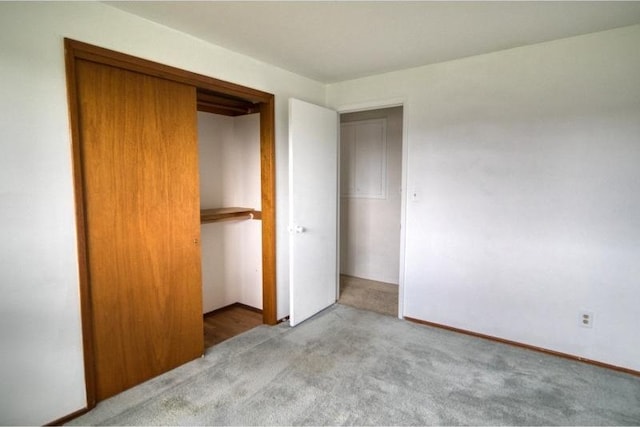 5516 N Fleming St, Spokane, WA 99205 - unfurnished bedroom featuring a closet and carpet flooring
