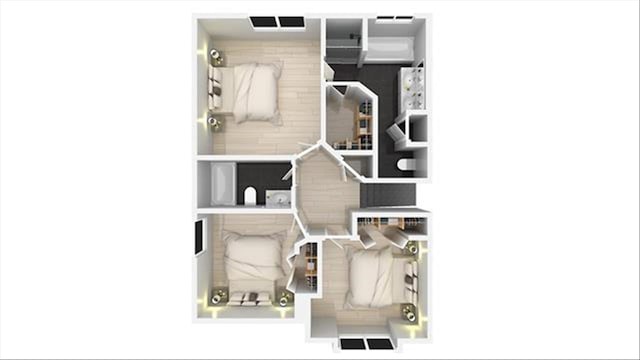 1216 W Candlewood Ct, Spokane, WA 99218 - floor plan / room layout