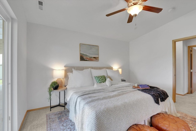 1002 N Oasis Ave, Deer Park, WA 99006 - carpeted bedroom with baseboards and ceiling fan