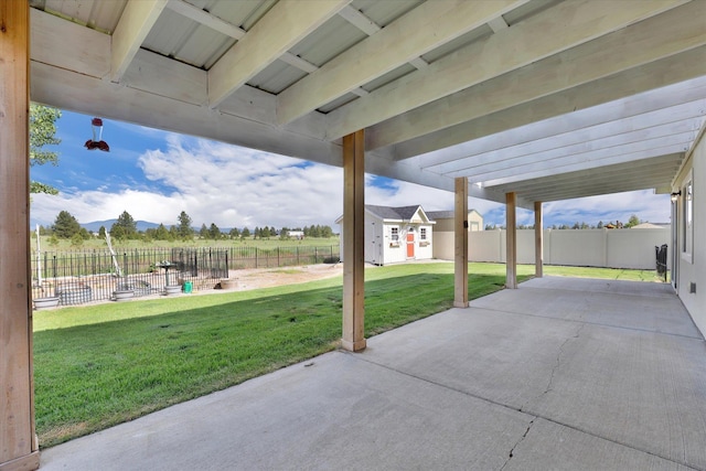 1002 N Oasis Ave, Deer Park, WA 99006 - view of patio / terrace featuring an outdoor structure