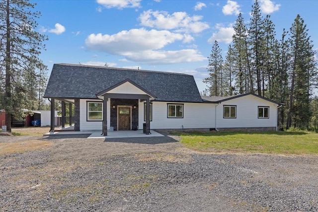 12510 N Craig Rd, Nine Mile Falls, WA 99026 - view of front of property featuring a shingled roof and a porch