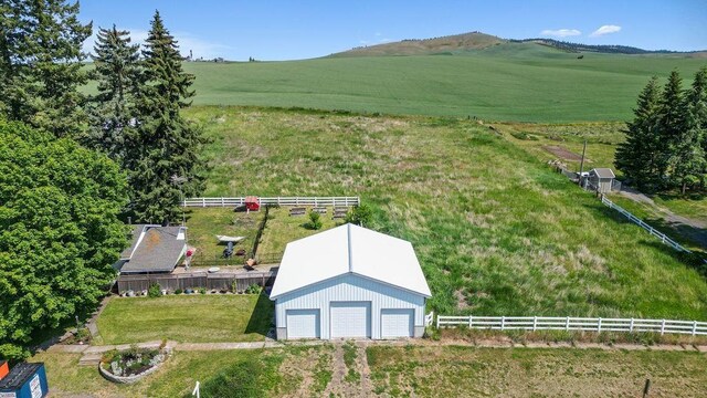 611 E Mill St, Latah, WA 99018 - overview of rural landscape