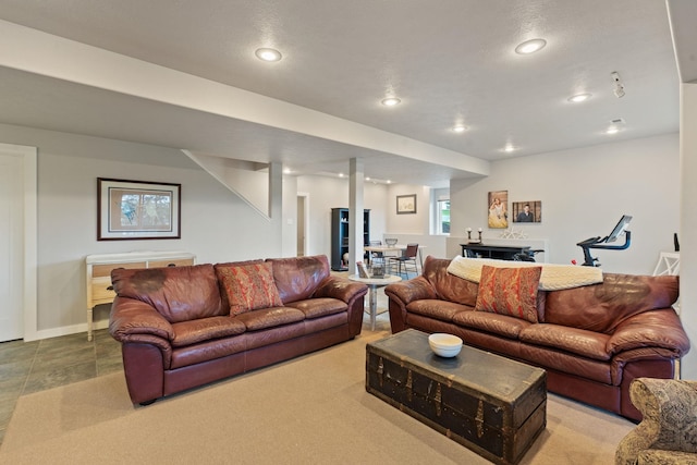 526 W Willapa Ct, Spokane, WA 99224 - living area featuring recessed lighting and baseboards