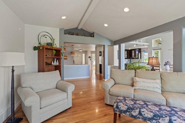 526 W Willapa Ct, Spokane, WA 99224 - living area with light wood-type flooring, baseboards, and recessed lighting