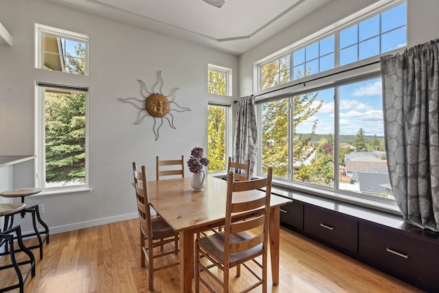 526 W Willapa Ct, Spokane, WA 99224 - dining space with light wood finished floors and baseboards