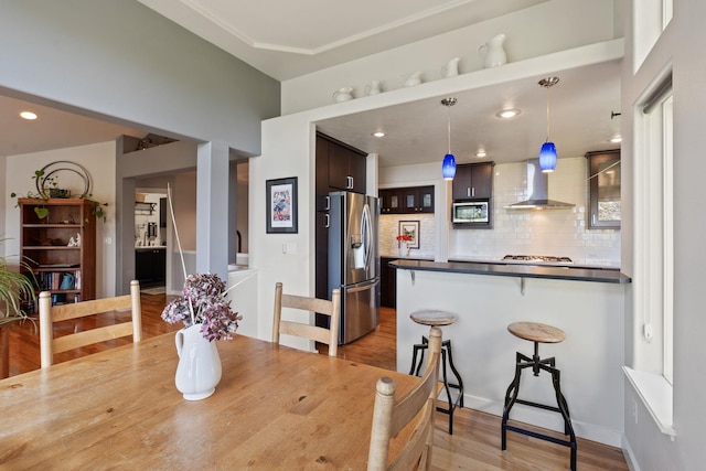 526 W Willapa Ct, Spokane, WA 99224 - dining room with light wood-type flooring
