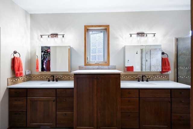 13906 E 39th Ln, Veradale, WA 99037 - full bath featuring vanity and tasteful backsplash