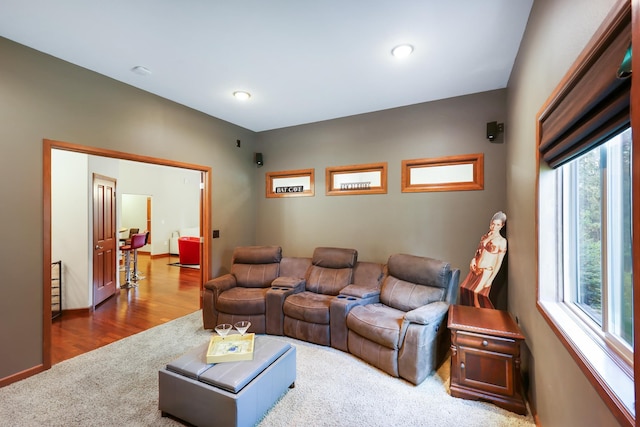 13906 E 39th Ln, Veradale, WA 99037 - living area with carpet, plenty of natural light, and recessed lighting