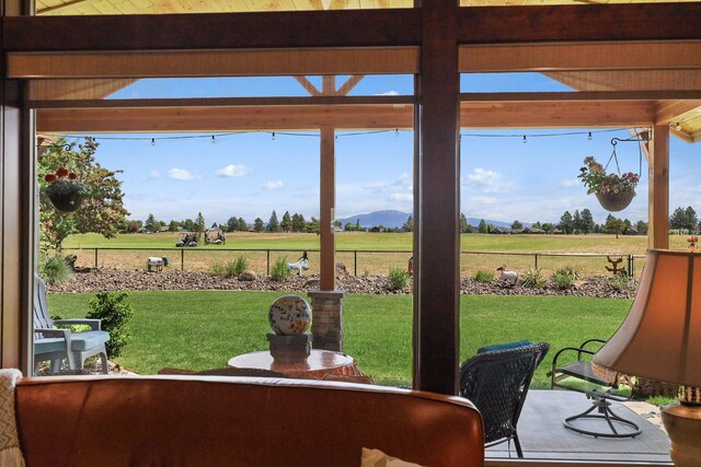 1002 N High Desert Dr, Deer Park, WA 99006 - sunroom / solarium with healthy amount of natural light and a mountain view