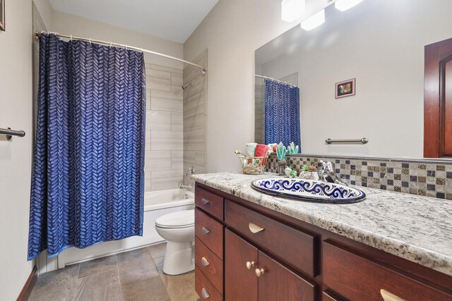 1002 N High Desert Dr, Deer Park, WA 99006 - full bath with vanity, toilet, and shower / tub combo