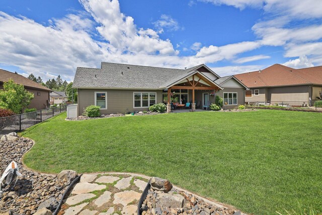 1002 N High Desert Dr, Deer Park, WA 99006 - rear view of house with a patio