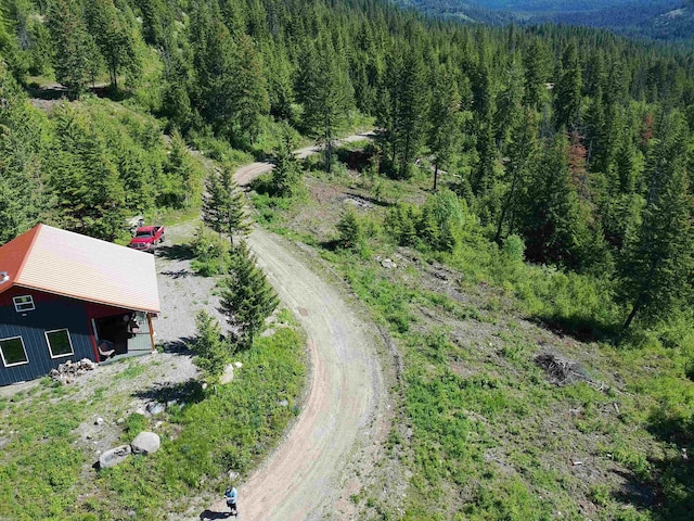 1261 Outback Ln, Usk, WA 99180 - aerial view of property and surrounding area with a forest