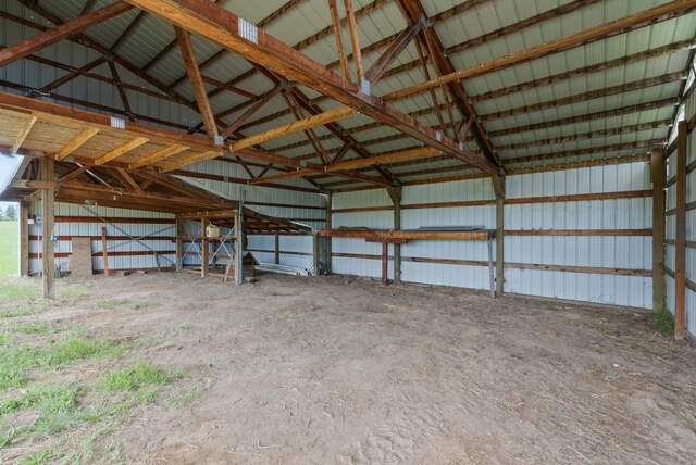 609 E Wild Rose Rd, Colbert, WA 99005 - garage featuring metal wall
