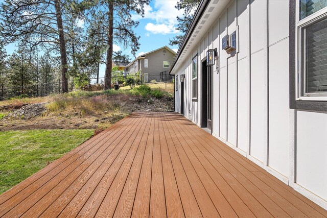 40083 Lake Terrace Ct, Loon Lake, WA 99148 - view of wooden terrace