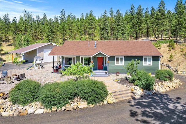 5814 Jergens Rd Unit B, Nine Mile Falls, WA 99026 - view of single story home
