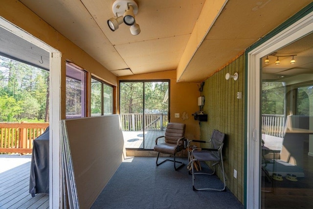 4615 E Russell Rd, Colbert, WA 99005 - sunroom / solarium featuring lofted ceiling