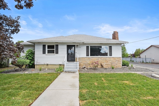 12117 E Boone Ave, Spokane Valley, WA 99206 - bungalow-style house featuring a chimney and stone siding