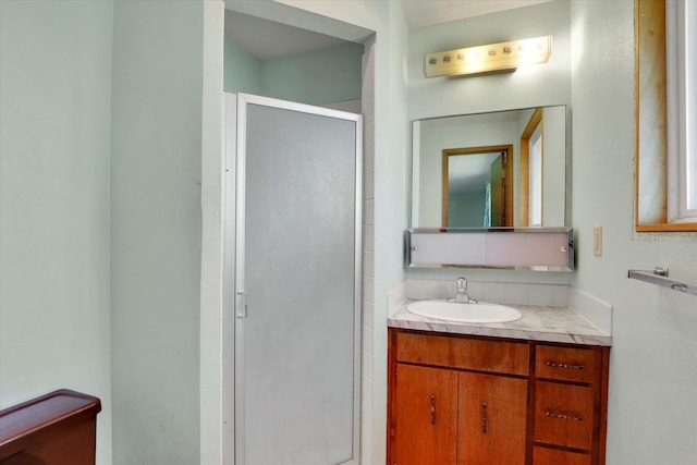 11619 N Roundup Rd, Mead, WA 99021 - bathroom featuring vanity and a shower stall