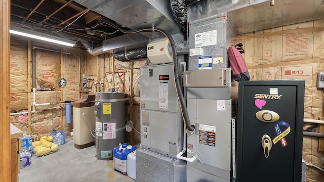 36918 N Valley Rd, Chattaroy, WA 99003 - utility room with secured water heater