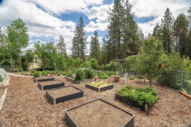 36918 N Valley Rd, Chattaroy, WA 99003 - view of yard featuring a garden