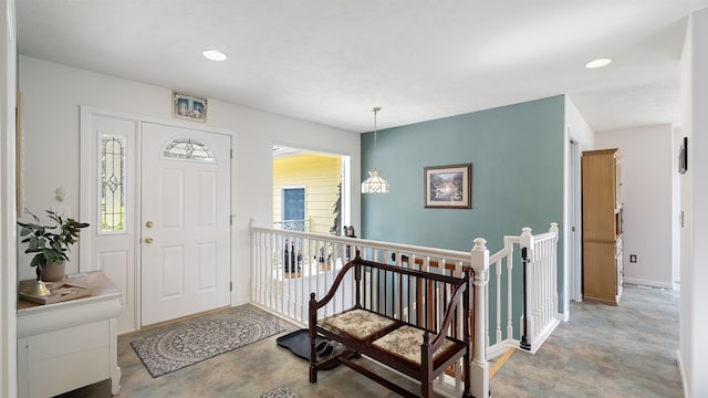 36918 N Valley Rd, Chattaroy, WA 99003 - entrance foyer featuring baseboards and recessed lighting