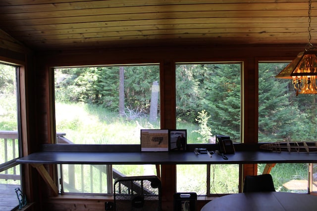 42604 Hatch Rd, Deer Park, WA 99006 - dining area with plenty of natural light and wood ceiling