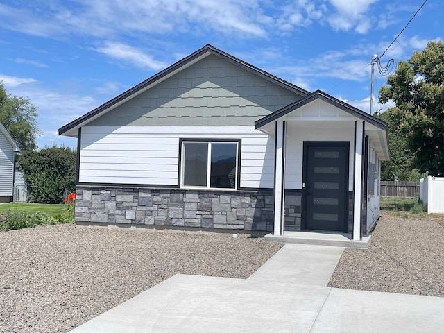 10821 E Grace Ave, Spokane Valley, WA 99206 - view of front of property featuring stone siding