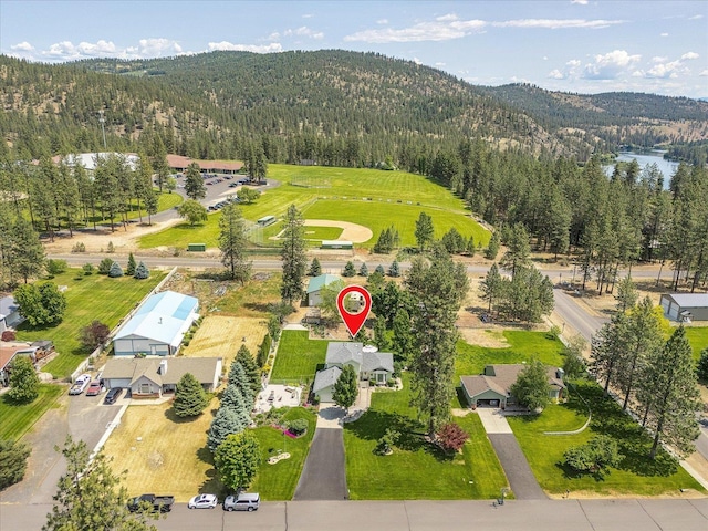 16324 N Cimmeron Ct, Nine Mile Falls, WA 99026 - aerial view of mountains and a forest