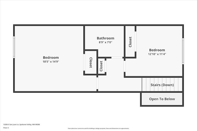 1503 S Aspen Ct, Spokane Valley, WA 99016 - room layout