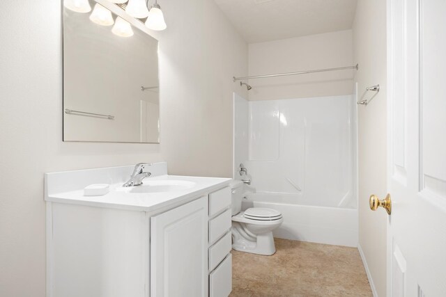 8518 E Black Oak Ln, Spokane, WA 99217 - full bath with vanity, toilet, and bathtub / shower combination