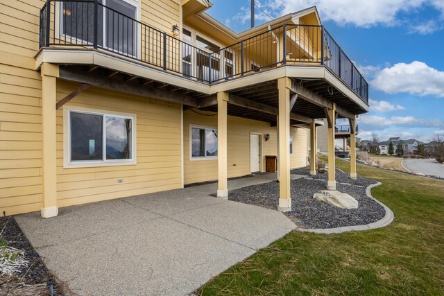 8518 E Black Oak Ln, Spokane, WA 99217 - view of patio / terrace featuring a balcony