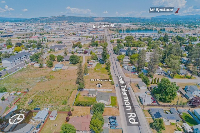 512 S Thierman Rd, Spokane Valley, WA 99212 - drone / aerial view of a mountainous background