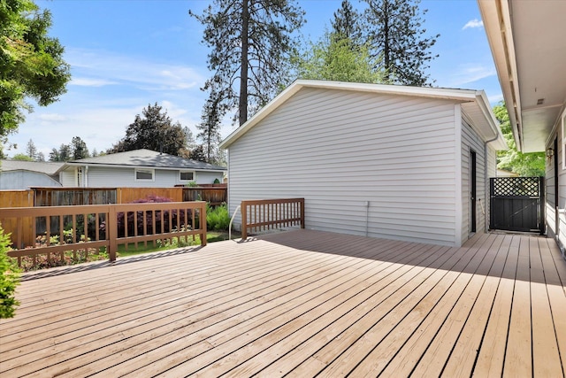1010 W Westmont Way, Spokane, WA 99208 - deck featuring a fenced backyard