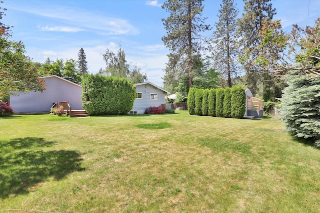 1010 W Westmont Way, Spokane, WA 99208 - view of grassy yard featuring a deck