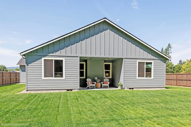 1438 W 67th Ave Lot 5Block 3, Orchard, Spokane, WA 99224 - back of house with board and batten siding and a patio