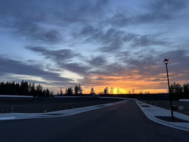 1438 W 67th Ave Lot 5Block 3, Orchard, Spokane, WA 99224 - view of asphalt road featuring sidewalks and street lights