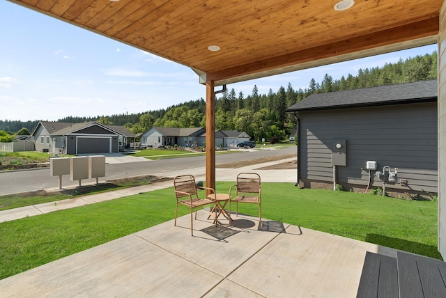 14101 E Sanson Ave, Spokane Valley, WA 99216 - view of patio featuring a residential view
