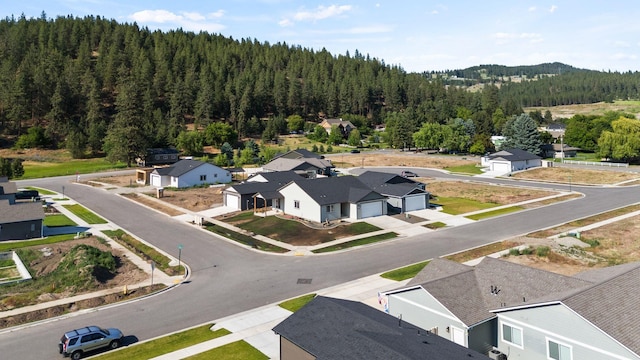 14101 E Sanson Ave, Spokane Valley, WA 99216 - aerial view of residential area with a forest