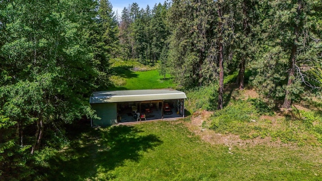 128C Buena Vista Rd, Colville, WA 99114 - view of grassy yard with a wooded view
